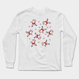 Scatter Santa Long Sleeve T-Shirt